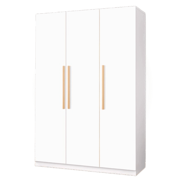 Armoire dressing 3 portes & placard avec rangements vêtements et chaussures avec un résistant